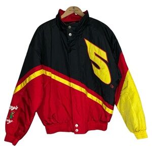 Vintage NASCAR # 5 Terry Labonte  Colorful Racing Jacket Size Small